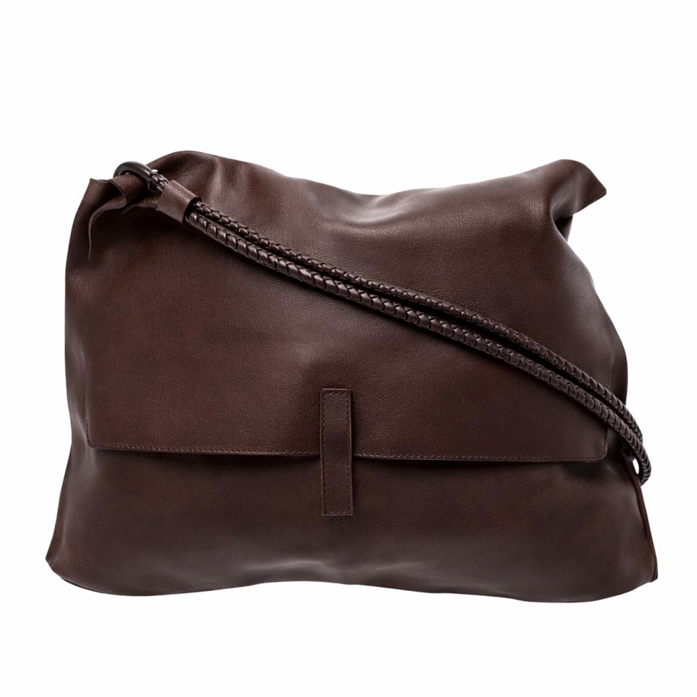✨Falor Le Borse Made In Italy Woven Leather Tote Bag - Brown✨